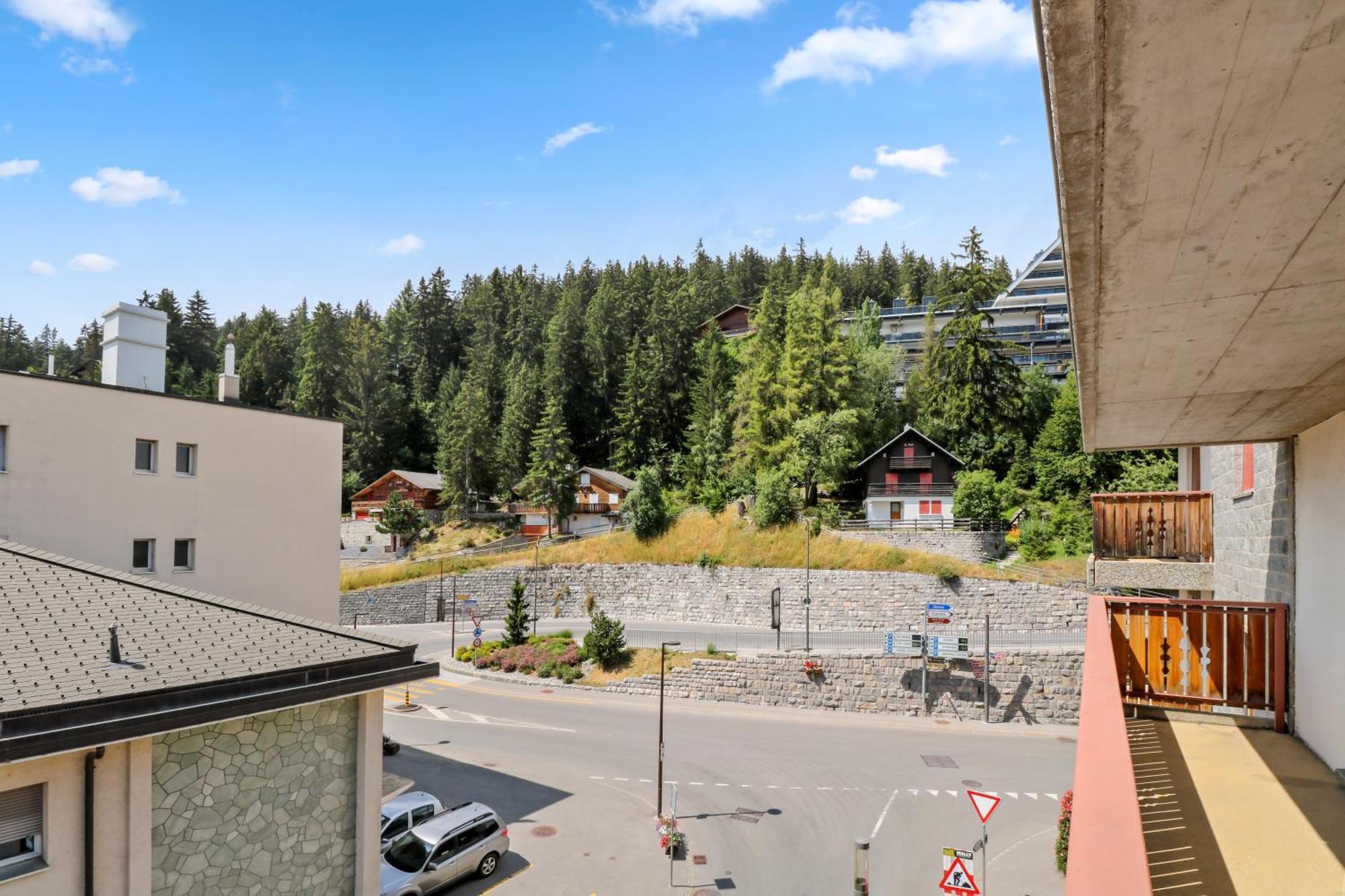 Logement Chaleureux Au Coeur De La Station Crans-Montana Exterior photo